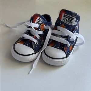 Converse Kids' Navy and White Starry Sneakers